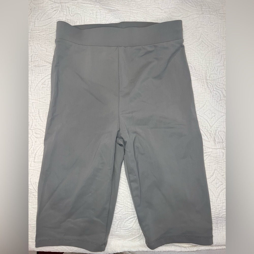 ZARA biker high waisted shorts